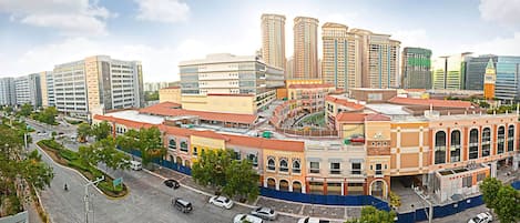 Appart'hôtel Exclusif, 1 grand lit et 1 canapé-lit, vue lac | Salle de séjour