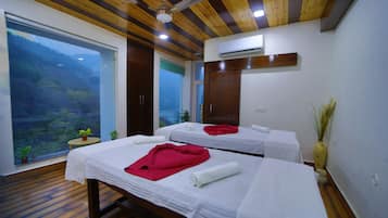 Phòng trị liệu đôi, phòng tắm hơi, phòng xông hơi, chăm sóc da mặt