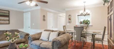 TV connectée, cheminée, chaîne hi-fi