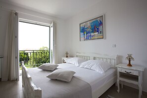 Apartment, Two Balconies  | 1 slaapkamer, een bureau, geluiddichte muren