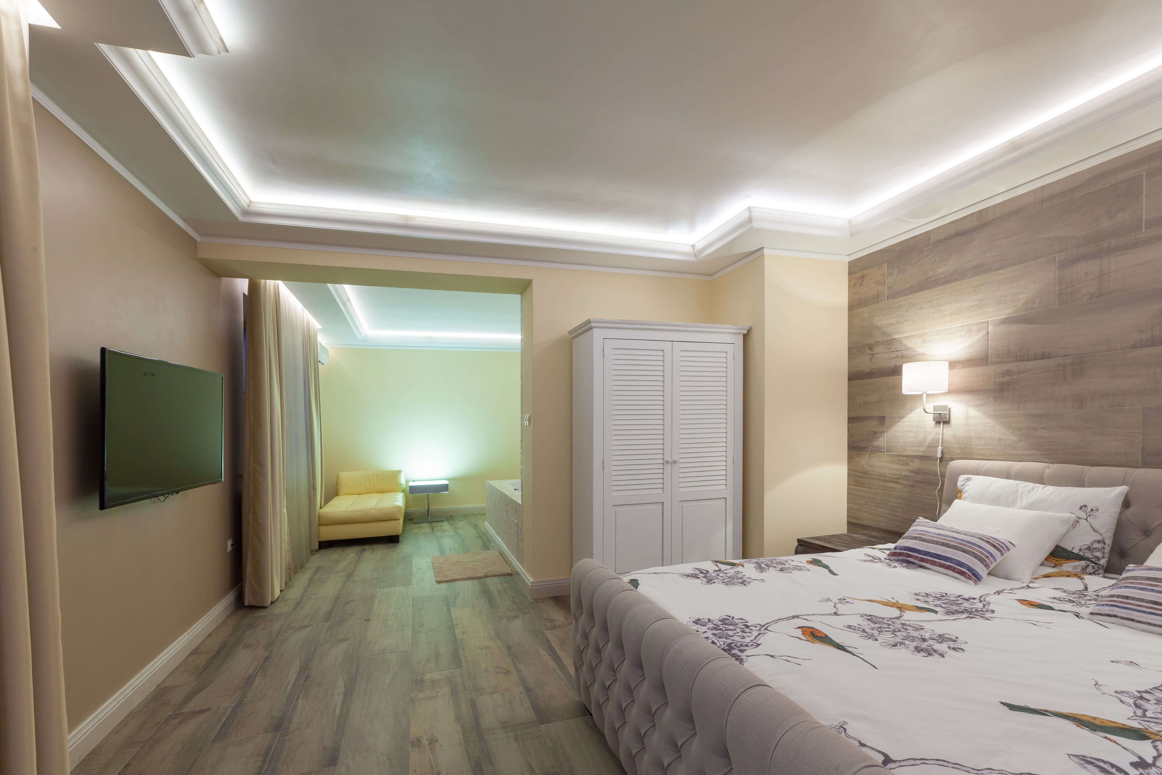 Phòng Suite Deluxe, 2 phòng ngủ, bồn tắm nước nóng, quang cảnh núi | 4 phòng ngủ, bàn ủi/dụng cụ ủi quần áo 