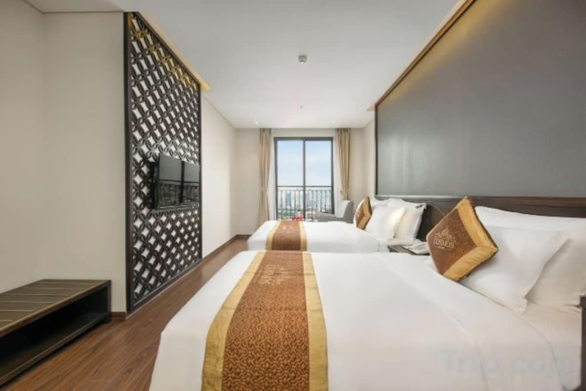 Ropa de cama de alta calidad y minibar 