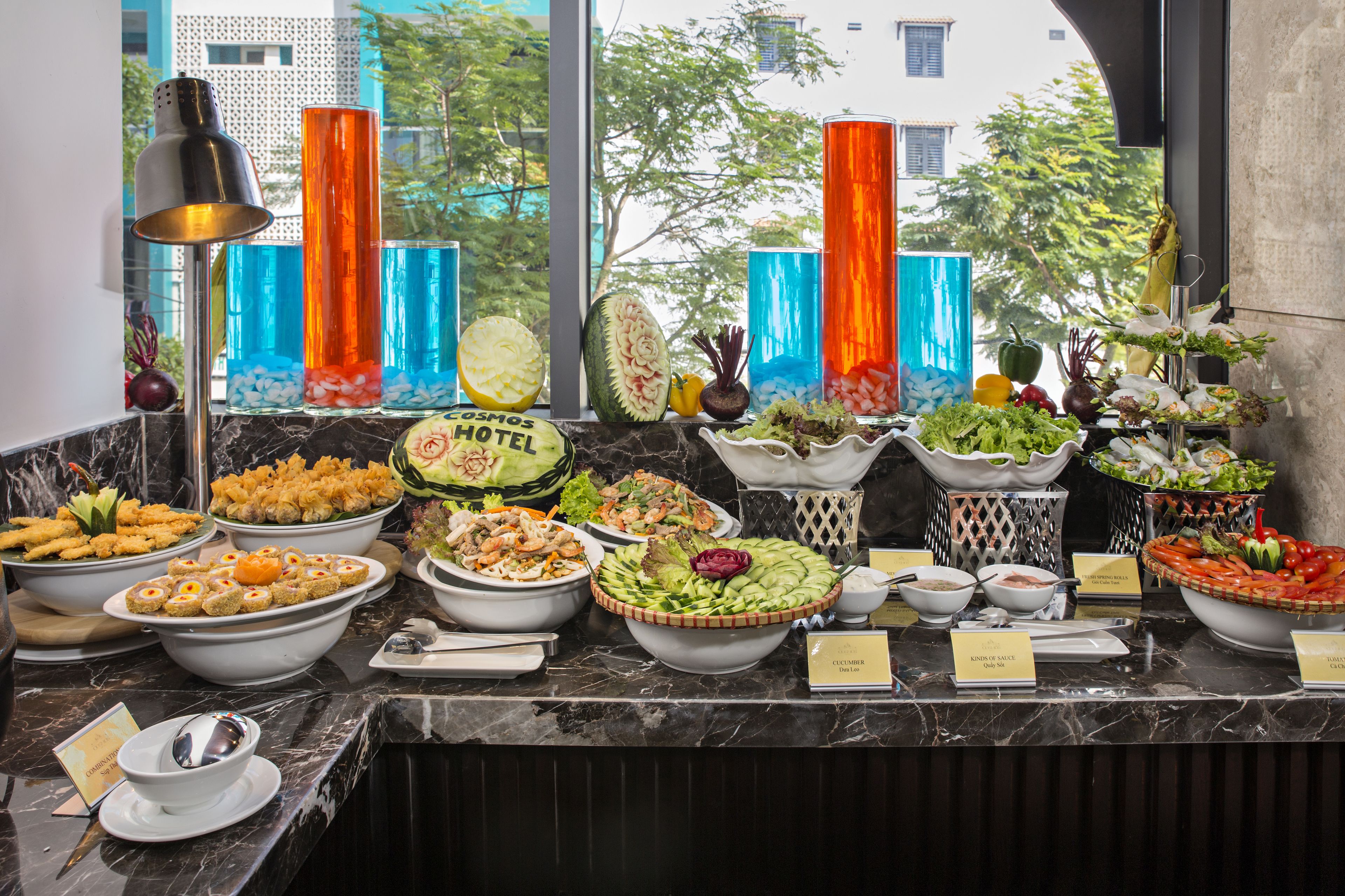 local and international cuisine