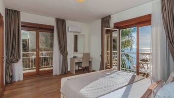 FamiljelÀgenhet - havsutsikt | 2 sovrum, allergitestade sÀngklÀder och Select Comfort-madrasser