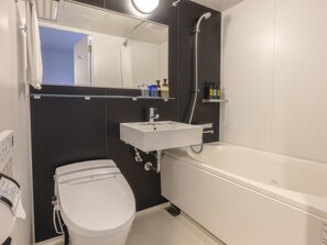 Economy Twin Room, Non Smoking (Economy Twin Room Non-smoking) | Bathroom - KOKO HOTEL Shimbashi Onarimon (Tokyo)