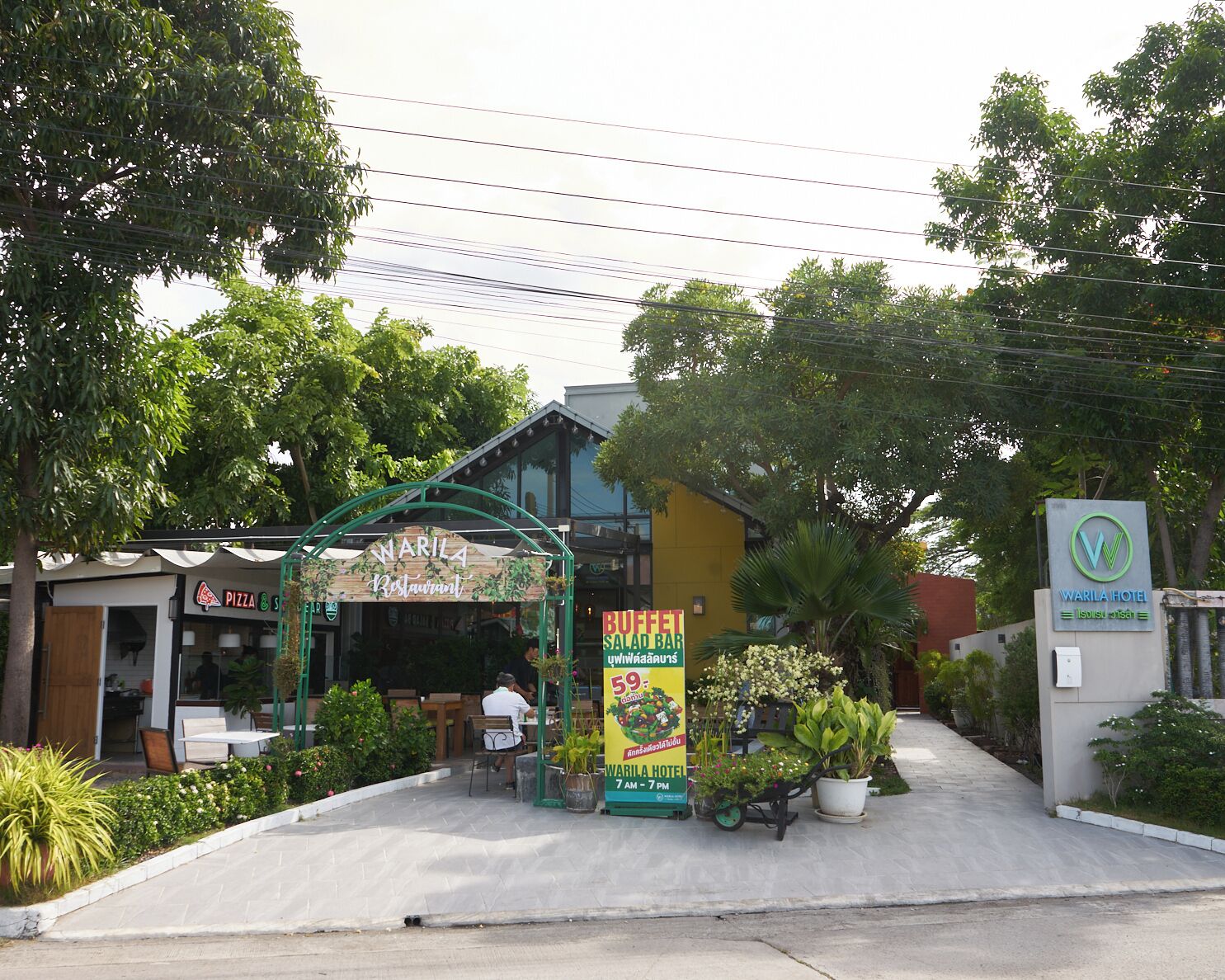 Fachada de la propiedad