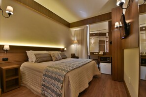 Ropa de cama de alta calidad y minibar