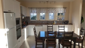 Comfort Villa, Sea View | Private kitchen | Fridge, microwave, oven, stovetop