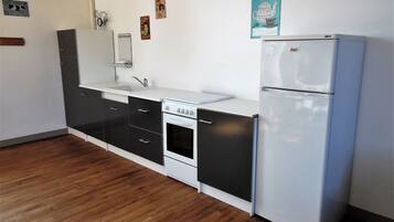 Apartment, 1 Bedroom, Non Smoking (La Recreation) | Private kitchen | Fridge, microwave, stovetop, espresso maker