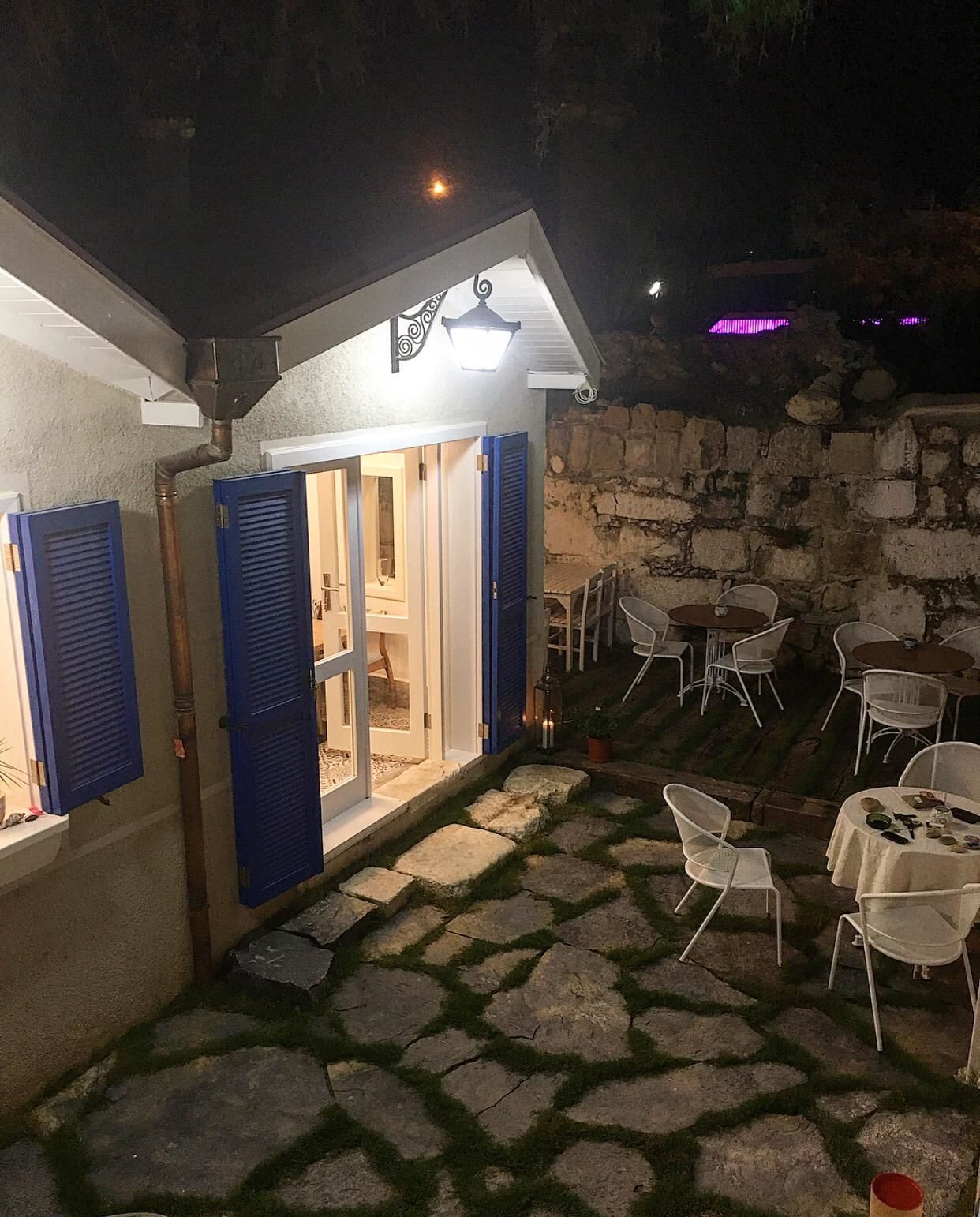 front of property – evening/night