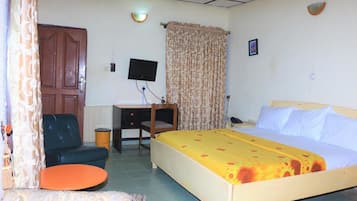 Blackout curtains, bed sheets