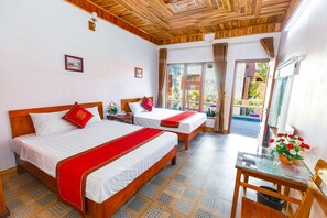 Minibar, escritorio, wifi gratis y ropa de cama