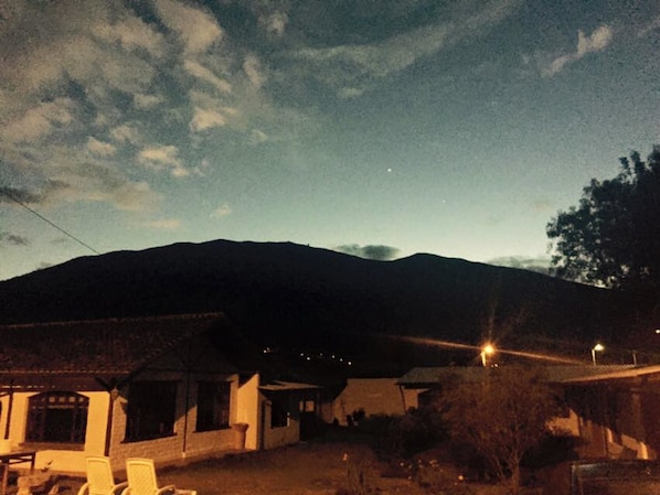 Front of property – evening/night