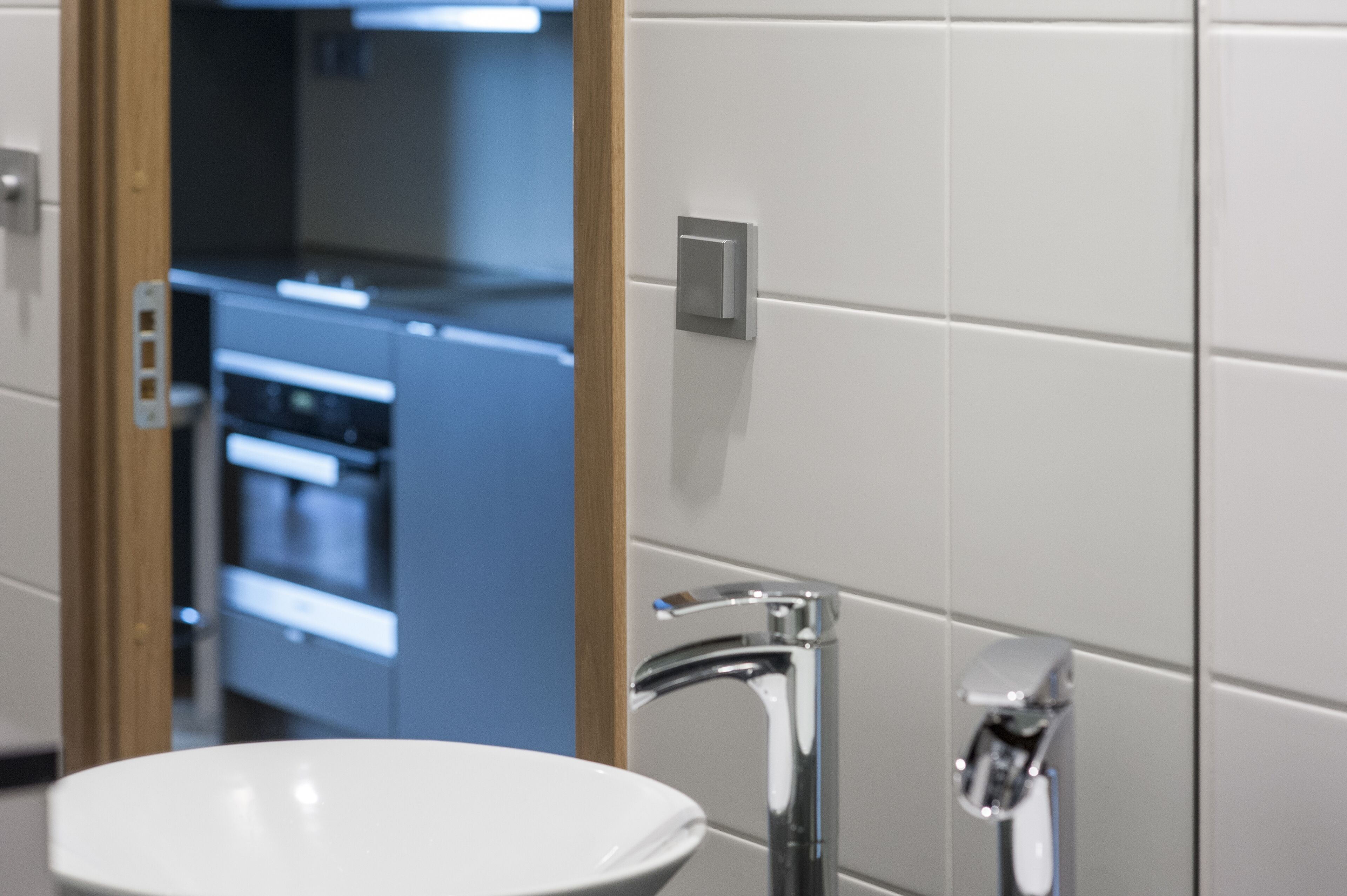 stylish studio regular | bathroom | shower, rainfall showerhead, eco-friendly toiletries, hair dryer