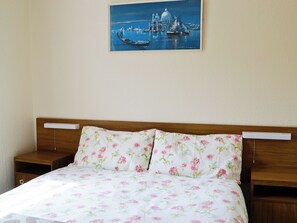 1 quarto, roupa de cama