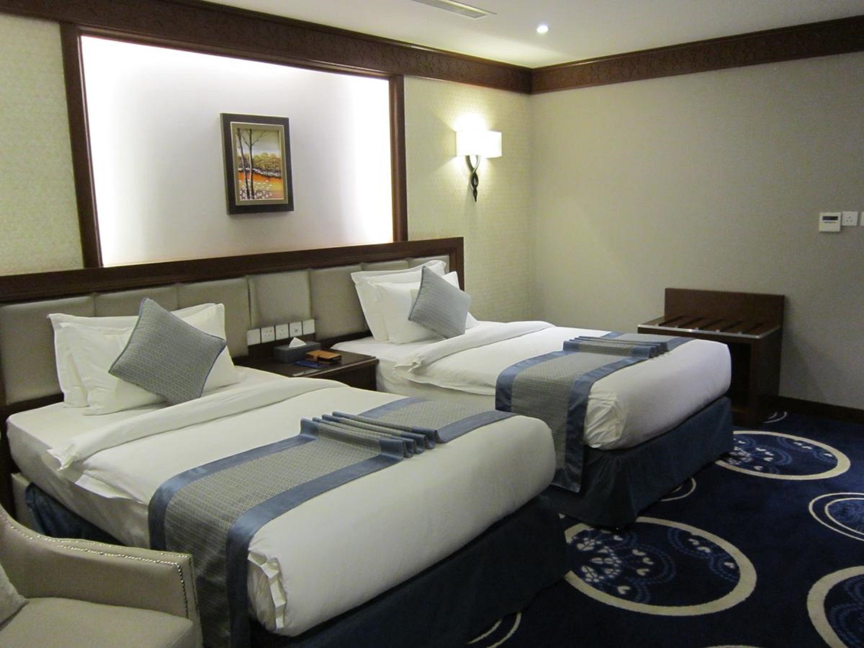 Minibar, in-room safe, desk, blackout curtains