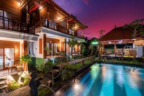 Kamar Mewah, 1 Tempat Tidur King, pemandangan laut | Teras/patio