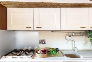 Horno, parrilla de estufa y máquina de hielo 