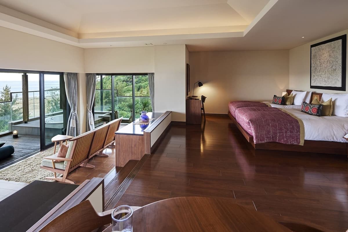 Free minibar, in-room safe, desk, laptop workspace