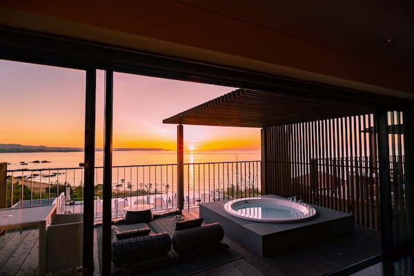 Executive Twin Room | Pemandangan pantai/laut