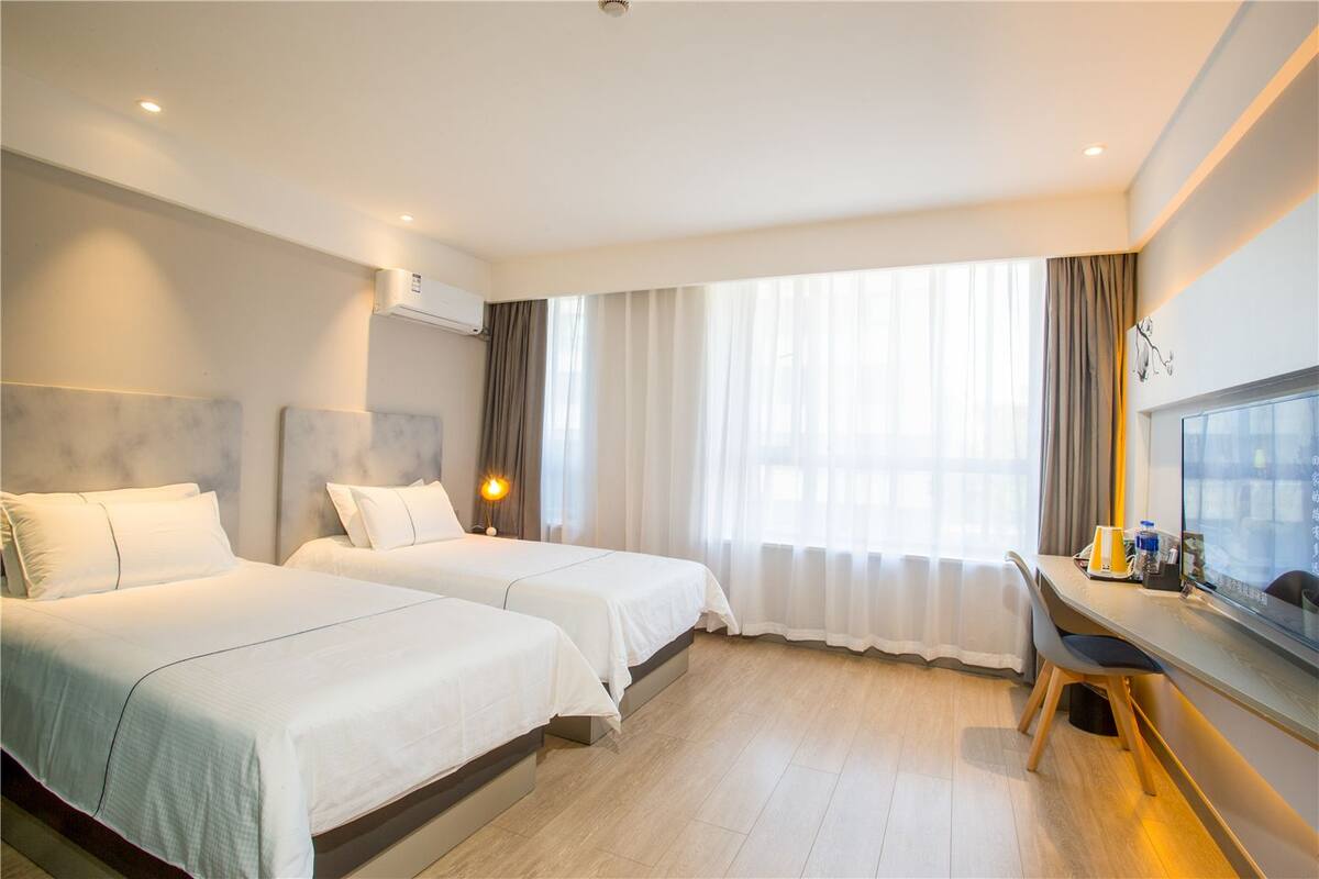 Habitación con 2 camas individuales (B) | Wifi gratis
