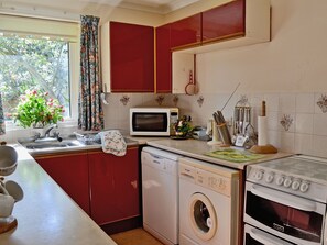 Dishwasher, high chair, cookware/dishes/utensils