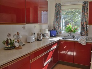 Dishwasher, high chair, cookware/dishes/utensils