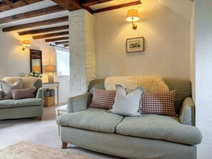 Fireplace - Grain End Cottage is set in large landscaped gardens. (Sawdon, near Scarborough)
