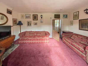 TV, fireplace - Duvale Priory - 9985 (Bampton, near Tiverton)