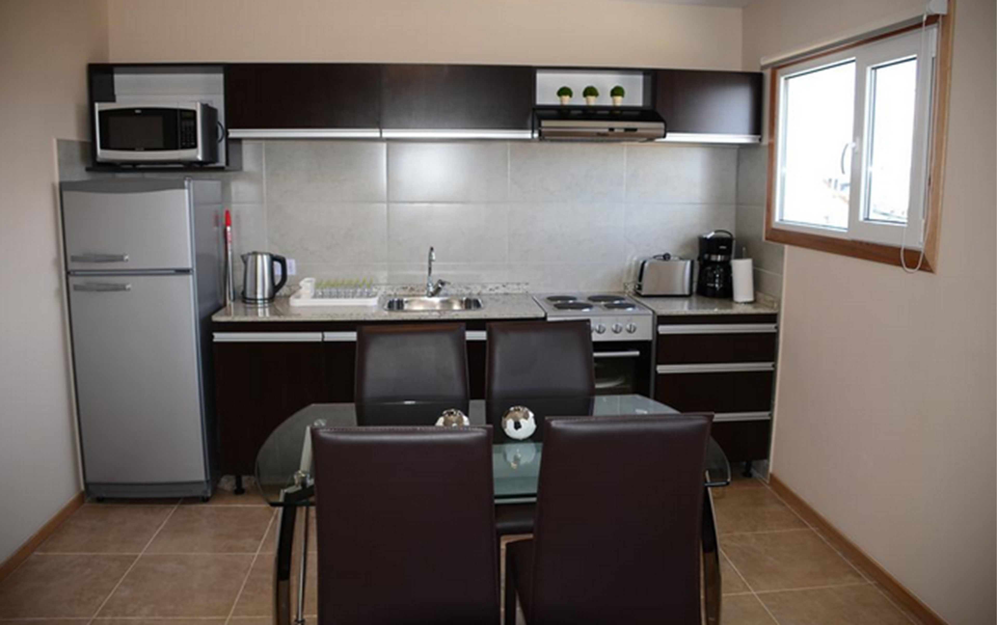 华丽公寓, 1 张大床和 1 张沙发床, 山景 | 私人简易厨房 | 冰箱、微波炉、烤箱、炉灶