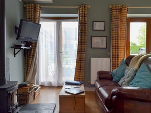 Fireplace, DVD player