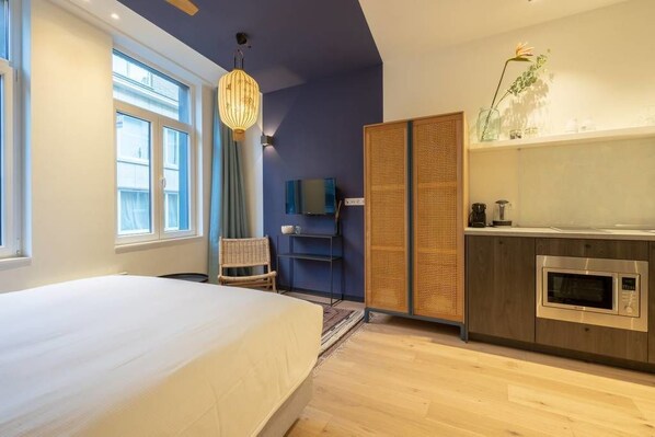 Studio, 1 Queen-Bett, Nichtraucher | Kostenloses WLAN, Bettwäsche