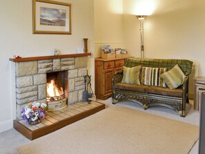 Fireplace - 2 bedroom accommodation in Balloch, Loch Lomond (Balloch, Loch Lomond)
