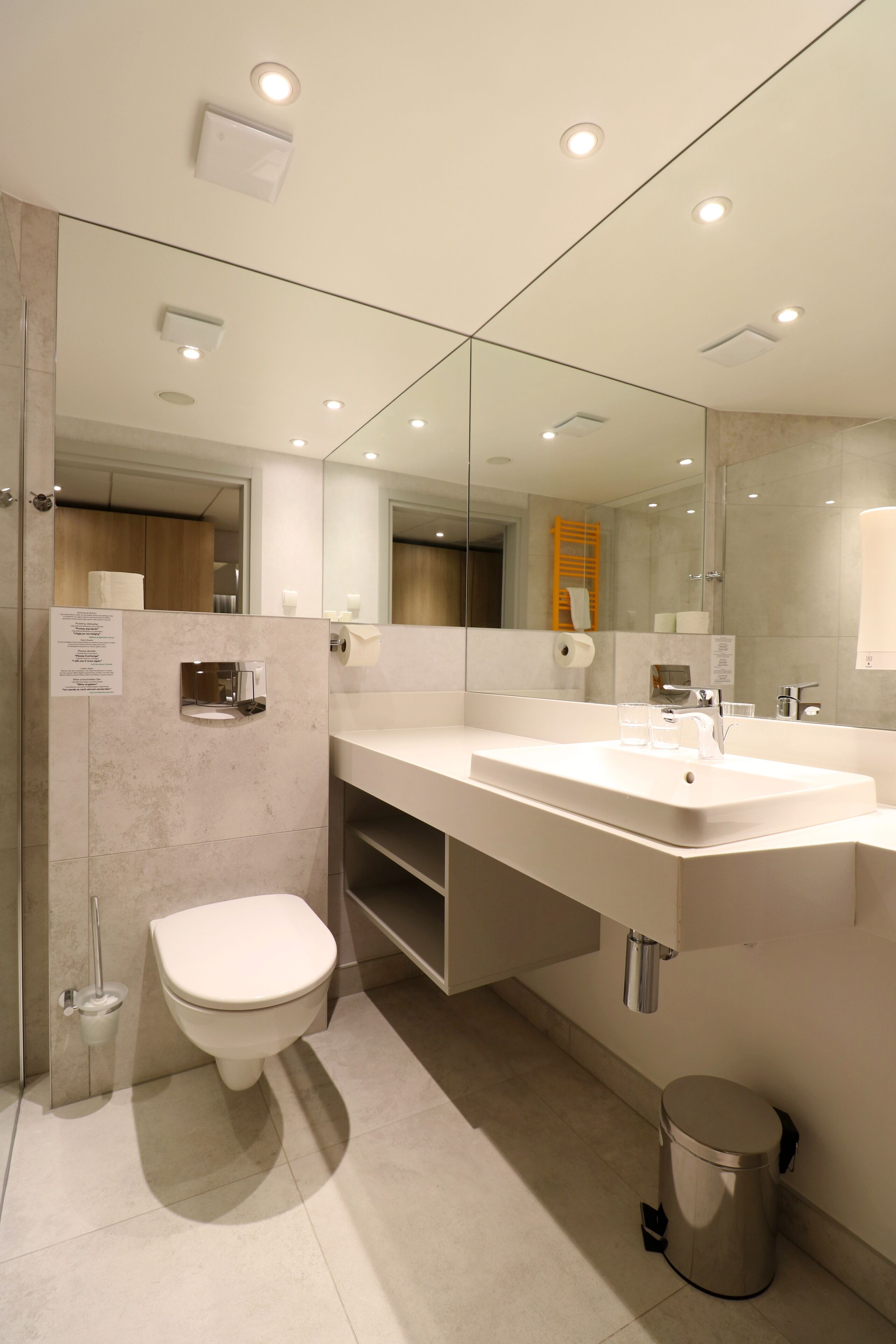 shower, free toiletries, hair dryer, slippers