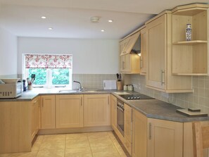 Dishwasher, high chair, cookware/dishes/utensils