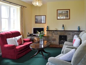 Fireplace - 3 bedroom accommodation in near Alnwick (near Alnwick)