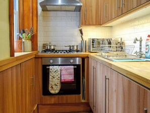 Dishwasher, high chair, cookware/dishes/utensils
