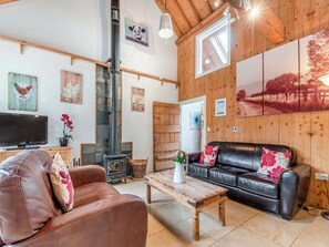 TV, fireplace - 1 bedroom accommodation in Arlingham, near Frampton-on-Severn (Arlingham, near Frampton-on-Severn)