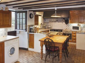 Dishwasher, high chair, cookware/dishes/utensils