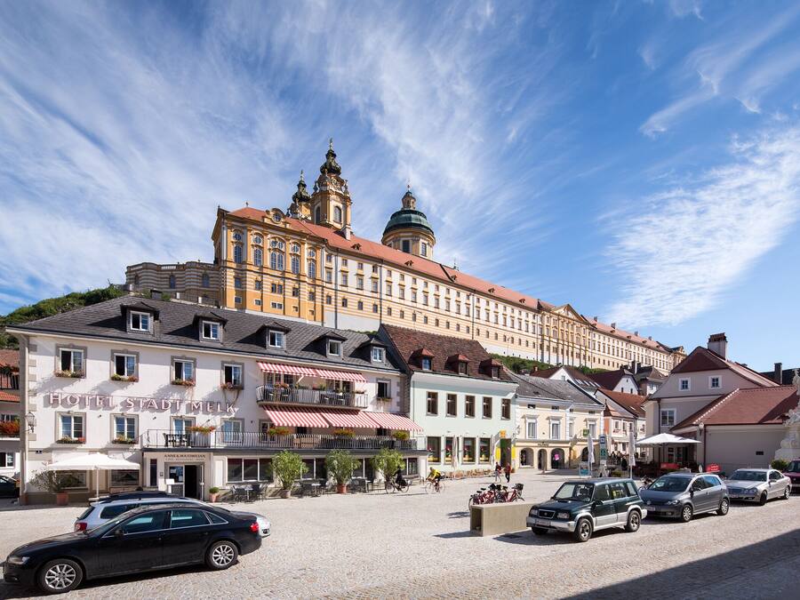 Blick von der Unterkunft