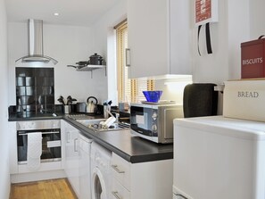 Dishwasher, highchair, cookware/dishes/utensils