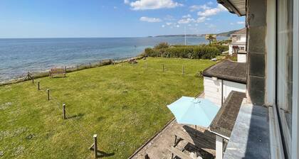 Former coastguard cottage with spectacular view from Rame Head to Looe Island.