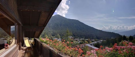 Apartment, 2 Bedrooms, Balcony, Mountain View (Dachgeschoss; excl. 110€ cleaning fee) | Balcony