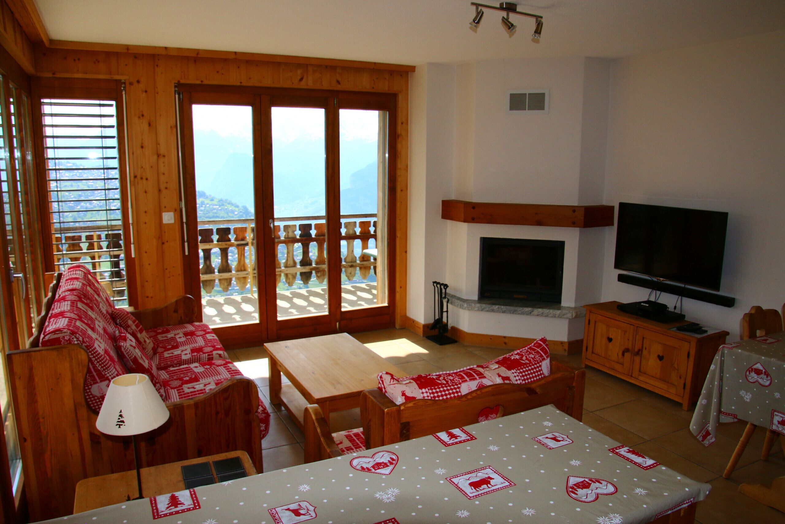 Televisión y reproductor de DVD 