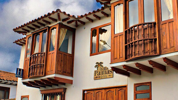 Front of property - Hotel Villa Palmas (Villa de Leyva)