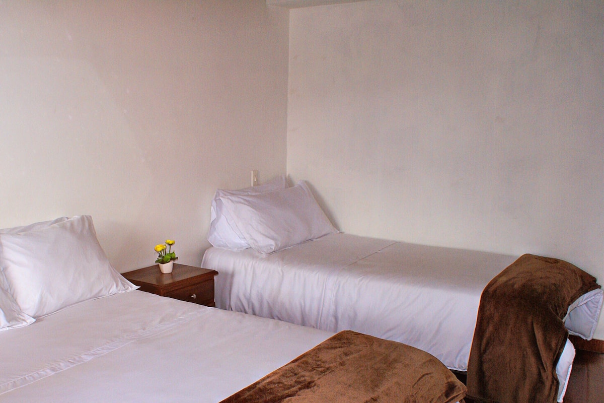 Family Triple Room, 1 Bedroom, Non Smoking | Blackout drapes, iron/ironing board, free WiFi, bed sheets