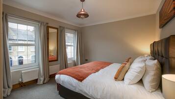 2 bedrooms, hypo-allergenic bedding, individually decorated