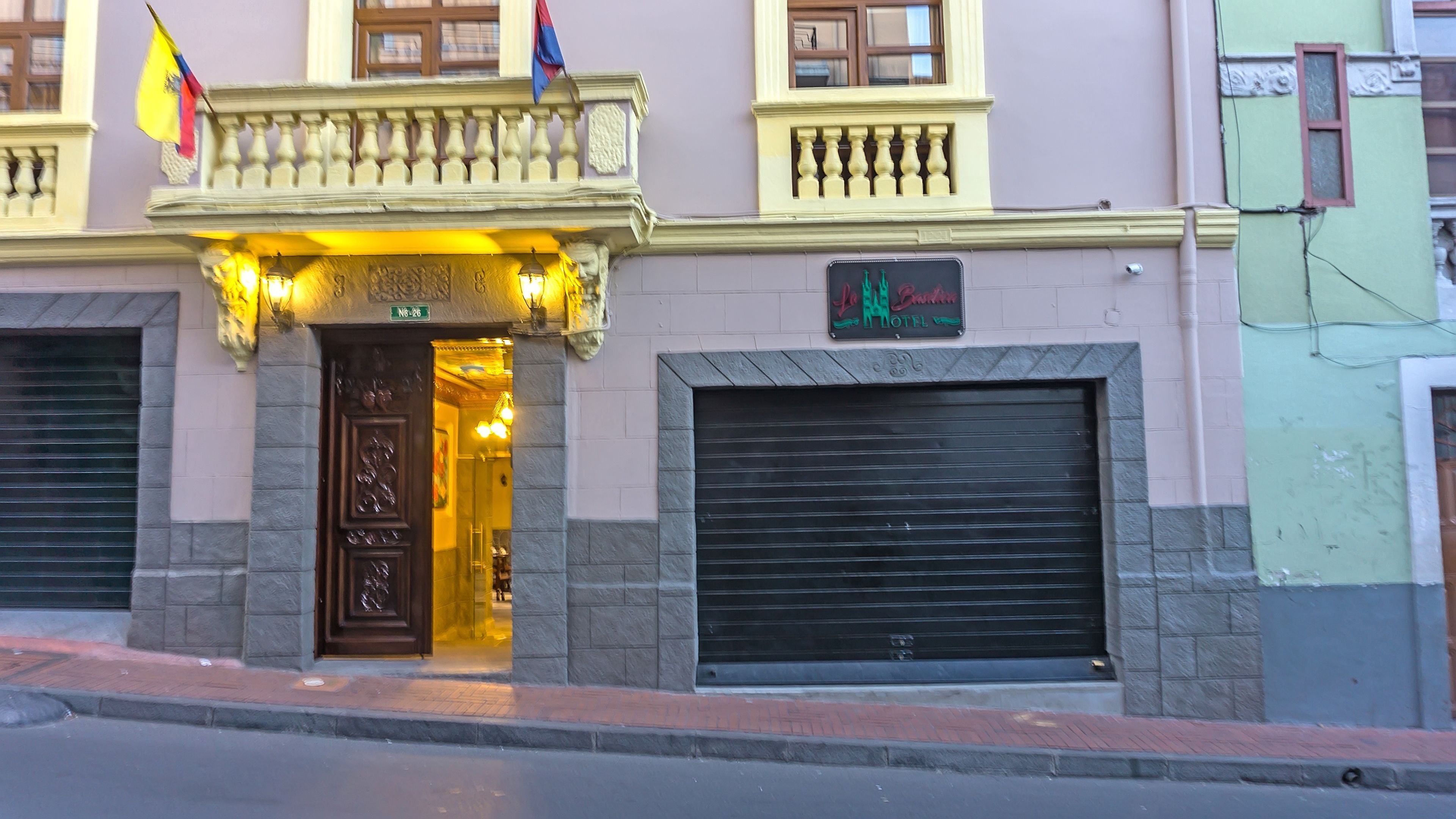 front of property – evening/night