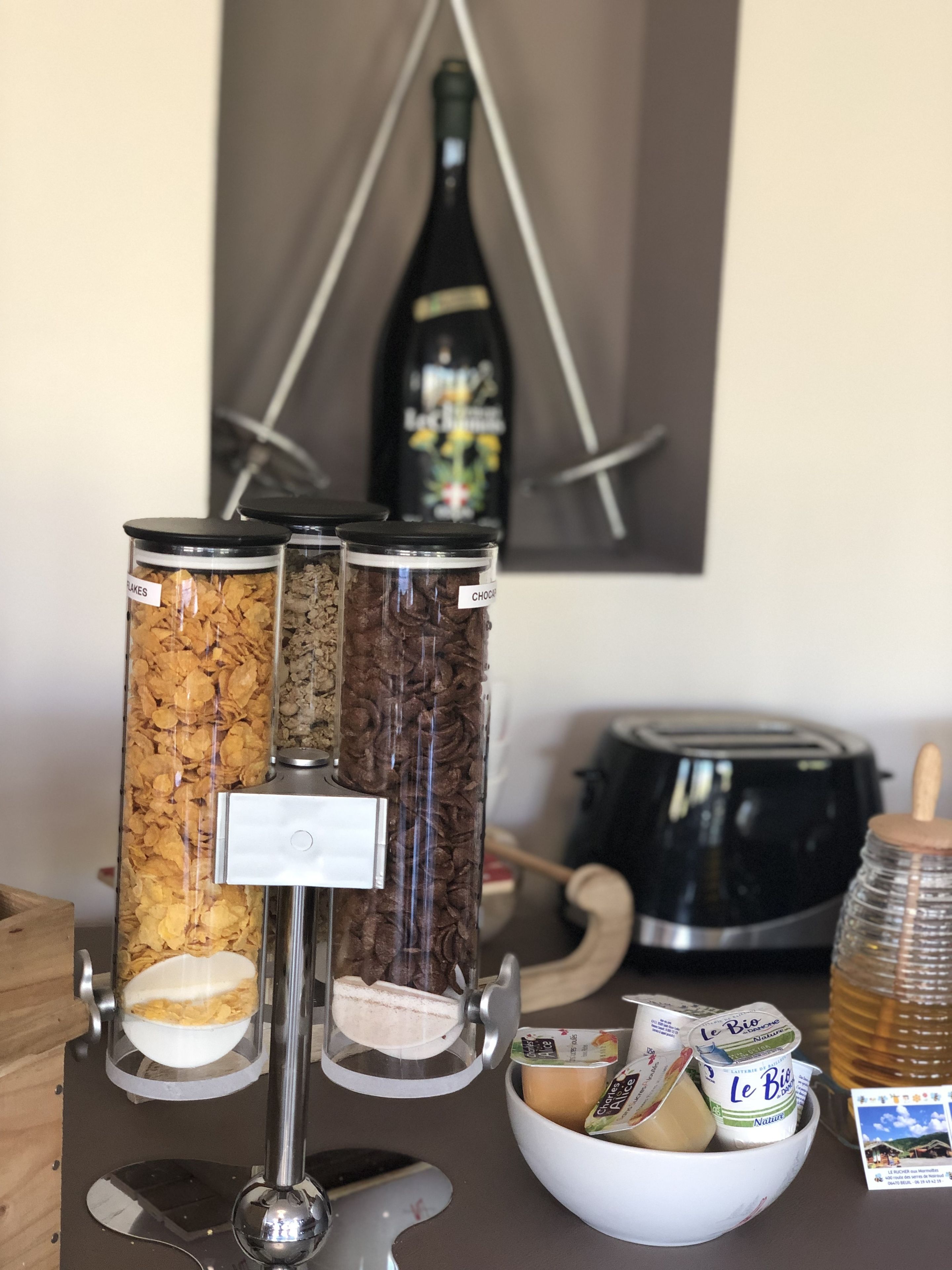 daily buffet breakfast (eur 12 per person)