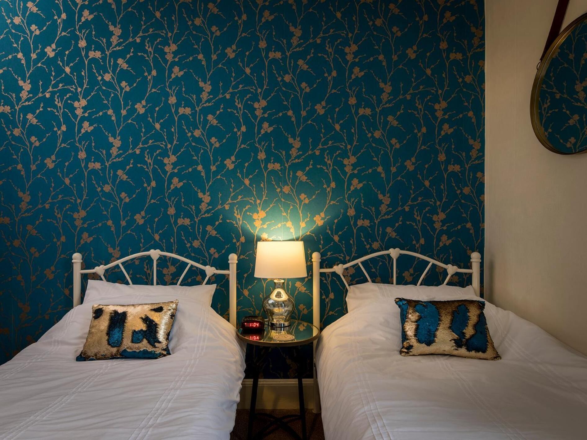 Individually decorated, individually furnished, blackout drapes